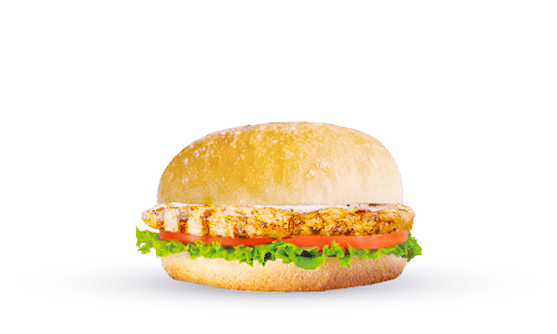 Un hamburger poulet grillé avec sa sauce fromage et ses crudités, venez le goûter au OT's, meilleur fast-food de Namur